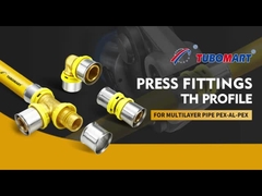 Hpn58-3 CW617N CW602N Pex Press Fittings Union Elbow Tee Pex Pipe Fittings สายพัดลมพัดลมพัดลม