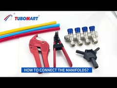 ขนาดที่กําหนดเอง 2-6way ทองแดง Pex พีชท่อหล่อหลายแบบสําหรับ Tubomart