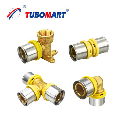 เครื่องปรับปัด Pex Press สีทองแดงธรรมชาติ ความสามารถสูง Alu Pex Press