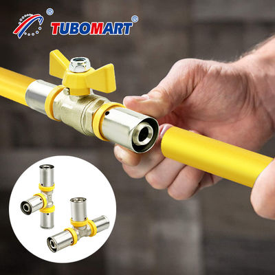 Pex Al Pex Press Fittings 3/4 นิ้ว พร้อมความเหมาะสมกับท่อ PEX แบบมืออาชีพ