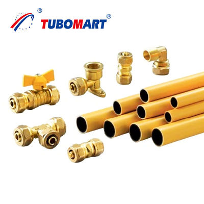 ผสมสร้าง Pex Al Pex ท่อแก๊ส ปรับปรุงความทนทานต่อการกัดกร่อน