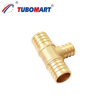 เครื่องปรับความดันสูง Pex Crimp Fittings 200 Psi เครื่องปรับความดันทองแดง