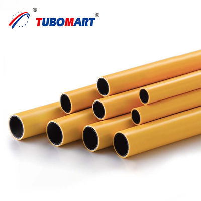 OEM ท่อแก๊ส Lpg 16-32MM Pex Al ท่อแก๊ส ท่ออลูมิเนียมสีเหลืองสําหรับแก๊ส Lpg