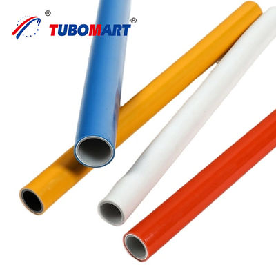 Tubomart สนับสนุน OEM สีที่กําหนดเอง ท่อทําความอบอุ่นพื้นแก๊ส ท่อ PEX Al PEX ที่ทนความร้อน