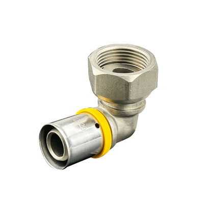 CW602N Wholesale Brass Press Fittings ก๊าซท่อหลากชั้น สารประกอบ Pex Pipe Fitting ทองแดง การบด