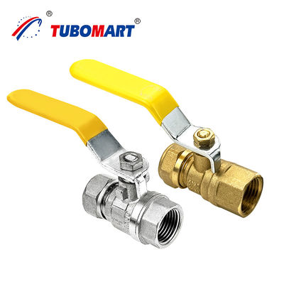ISO 17484-1 & AS 417.8 NPT หรือ BSP สายใย ทองแดง กลมบอลวาล์วสําหรับก๊าซและน้ํา