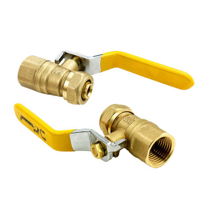 วาล์วแก๊สทองแดงรองรับความดันสูงที่กําหนดเอง 1/4-4'' ด้วยการรับรอง SAI GLOBAL AS4617-2004