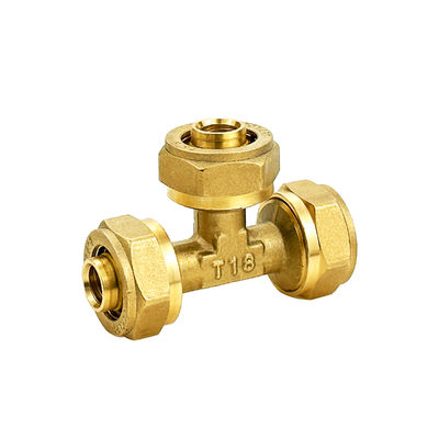 OEM ทองแดง การบดเอลบอยชายเชื่อมต่อ Pex-al-pex Fittings สําหรับหลอดน้ําร้อนและเย็นหลายชั้น