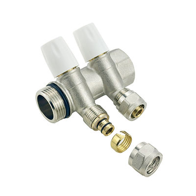 ปรับแต่ง 2/3 /4/5/6 Way สแตนเลส สายประปา ระบบทําความร้อนพื้น manifold ระบบทําความร้อนน้ําทองแดง manifold
