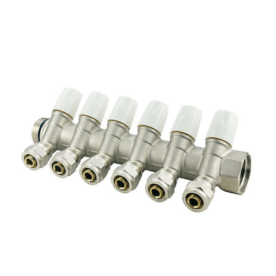 การติดตั้งง่าย ทองแดง Pex พัดลม ระบบทําความร้อน manifold