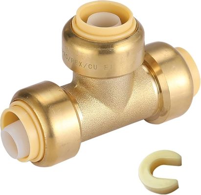 Tubomart OEM ทองแดง Lead Free Push Fit Fitting Shark Bite 1/2 นิ้ว 3/ 4 นิ้ว ท่อ