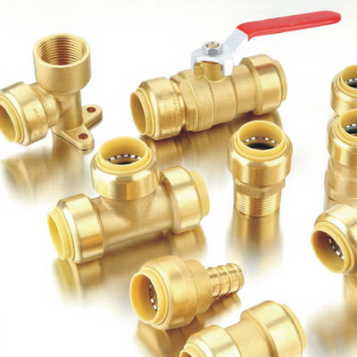 CE Certified Push in Fittings เครื่องประปาสําหรับ PEX AL PEX ทองแดง PVC ท่อประปา USA CANADA ตลาด