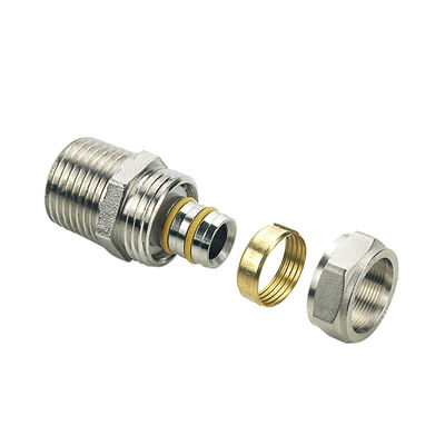 ประเภทเส้น OEM NPT/BSP Pex Press Fittings สําหรับเครื่องวัดแก๊ส เครื่องเชื่อมเพศชาย เพศหญิง
