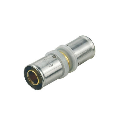 การสนับสนุนที่กําหนดเอง OEM Pex Press Fittings สําหรับ Pex Al Pex Pipe และ Pex Pipe สีทองแดงธรรมชาติและที่กําหนดเอง สําหรับระบบทําความร้อนพื้น