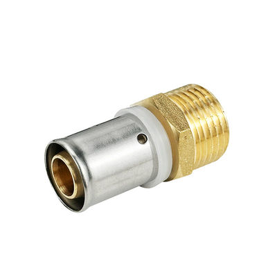 Tubomart ตัวอย่างฟรี ISO Pex ทองแดง Pressfitting Coupling Pex Fittings ทองแดงปาน้ํา Crimp Fitting ทองแดง Press Fittings