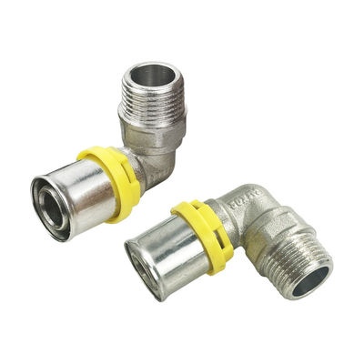 Tubomart เครื่องกดปั๊มปูทองแดง เครื่องติดตั้งแก๊ส TH Profile Equal Tee Multilayer Pex Al Pex เครื่องติดตั้งท่อสําหรับระบบแก๊ส