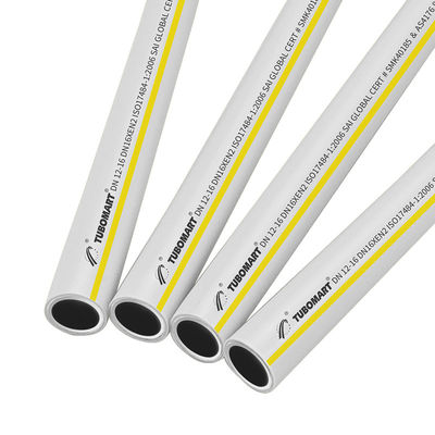 ท่อแก๊ส PEX-AL-PEX OEM ของ TUBOMART ISO17484 ท่อ PAP หลายชั้นสำหรับระบบแก๊สทำความร้อน ขนาด 16-32 มม.