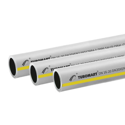 Tubomart Butt Overlap Welding การปิดที่น่าเชื่อถือ Pex Al Pex ท่อประกอบหลายชั้นสําหรับระบบน้ําแก๊ส