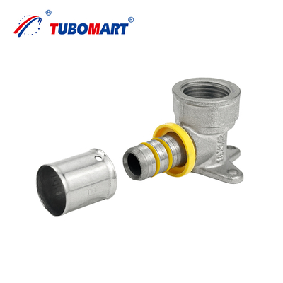 OEM ขนาดที่กําหนดเอง Pex Al Pex Press Fittings การแก้ไขที่สมบูรณ์แบบสําหรับระบบน้ําแก๊ส