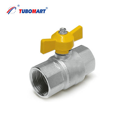 Tubomart วาล์วแก๊ส วาล์วกลมทองแดงสําหรับท่อแก๊ส PEX AL PEX วาล์วท่อแก๊ส OEM อะไหล่ท่อ