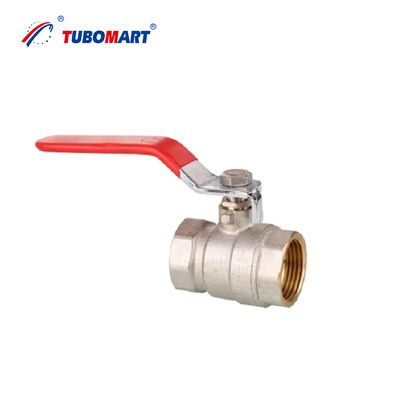 TUBOMART OEM ISO9001 ยืนยันบล๊อกบอลแวลล์ทองเหลือง แฮนด์กระพริกเส้นสตรี 1/2'-2' นิเคิล Plated 3 ปีรับประกันสําหรับน้ํา