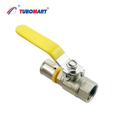 วาล์วลูกบอลสายแก๊สแรงดัน OEM พร้อมด้ามจับยาว ขนาด S16X10 เหมาะสำหรับท่อแก๊สหลายชั้น PAP