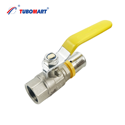 เครื่องปรับปัดทองแดง, วาล์วกลมปัดสําหรับท่อ Pex Al Pex หลายชั้น กระบวนการโกง ISO17484 ISO9001 การควบคุมการไหลของก๊าซที่ได้รับการรับรอง