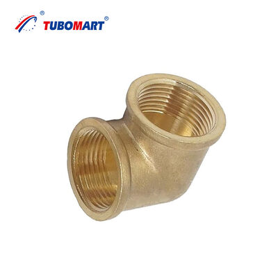 อะแดปเตอร์ตรงทองเหลืองชายจากโรงงาน OEM TUBOMART สำหรับท่อทองแดง ข้อต่อเกลียวสำหรับระบบท่อน้ำ
